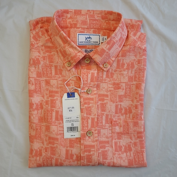 Southern Tide Happy Hour Sportshirt - Picture 3 of 7